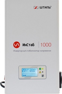 Стабилизатор напряжения однофазный ШТИЛЬ ИнСтаб IS 1000 (инверторный) 220В [IS1000 (220 В)]